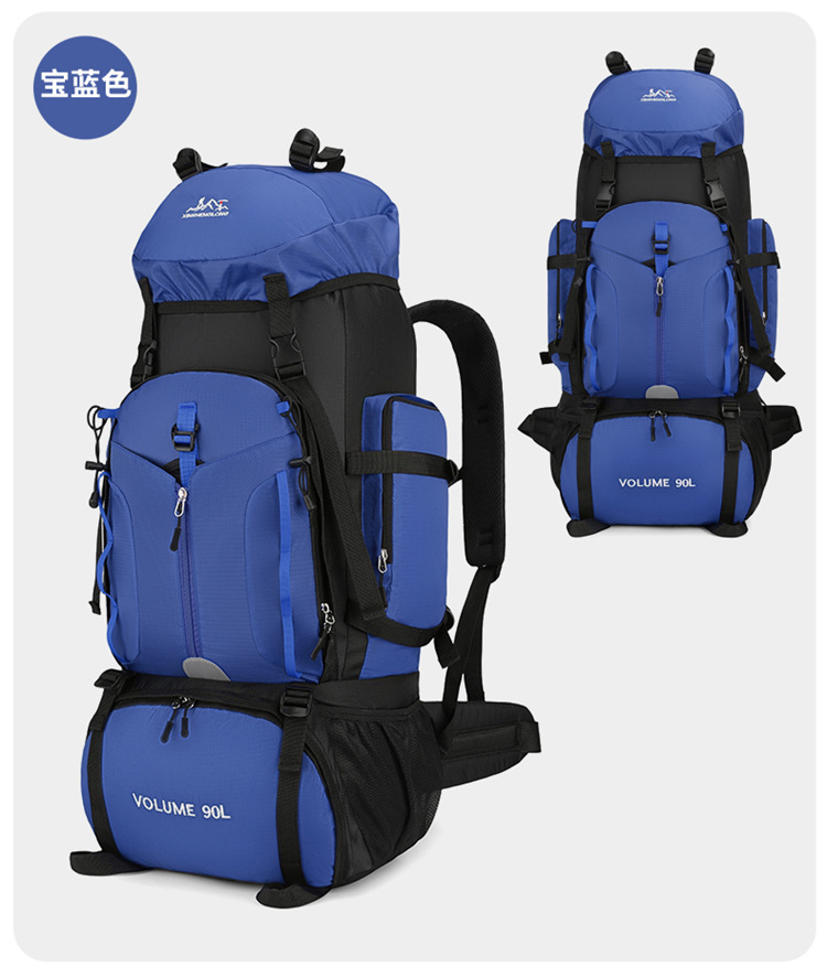 New Arrival Outdoor 90L Large  - đánh giá và giá Hiking Backpack Waterproof